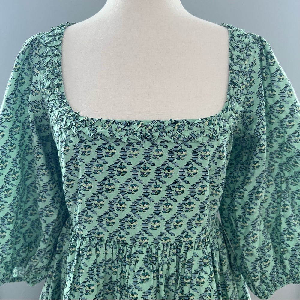 RHODE Daya dress in Jawahar Garden Mint Mini NEW - Picture 4 of 16
